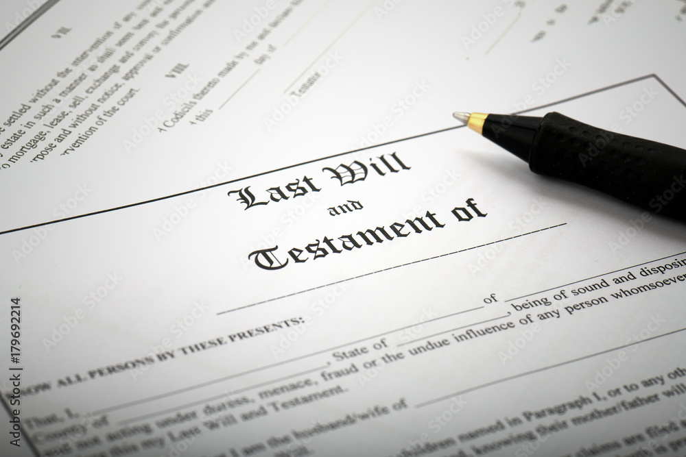 Signing Last Will & Testament Signing Last Will & Testament