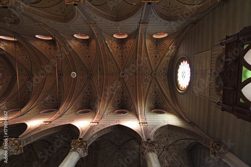 Galliate Church interior, Italy photo