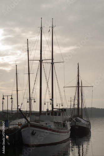 Old sailing ship on the Oslo 