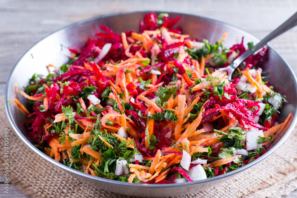 Preparation of fresh salad. Sliced vegetables. Preparation of fresh salad. Sliced vegetables.