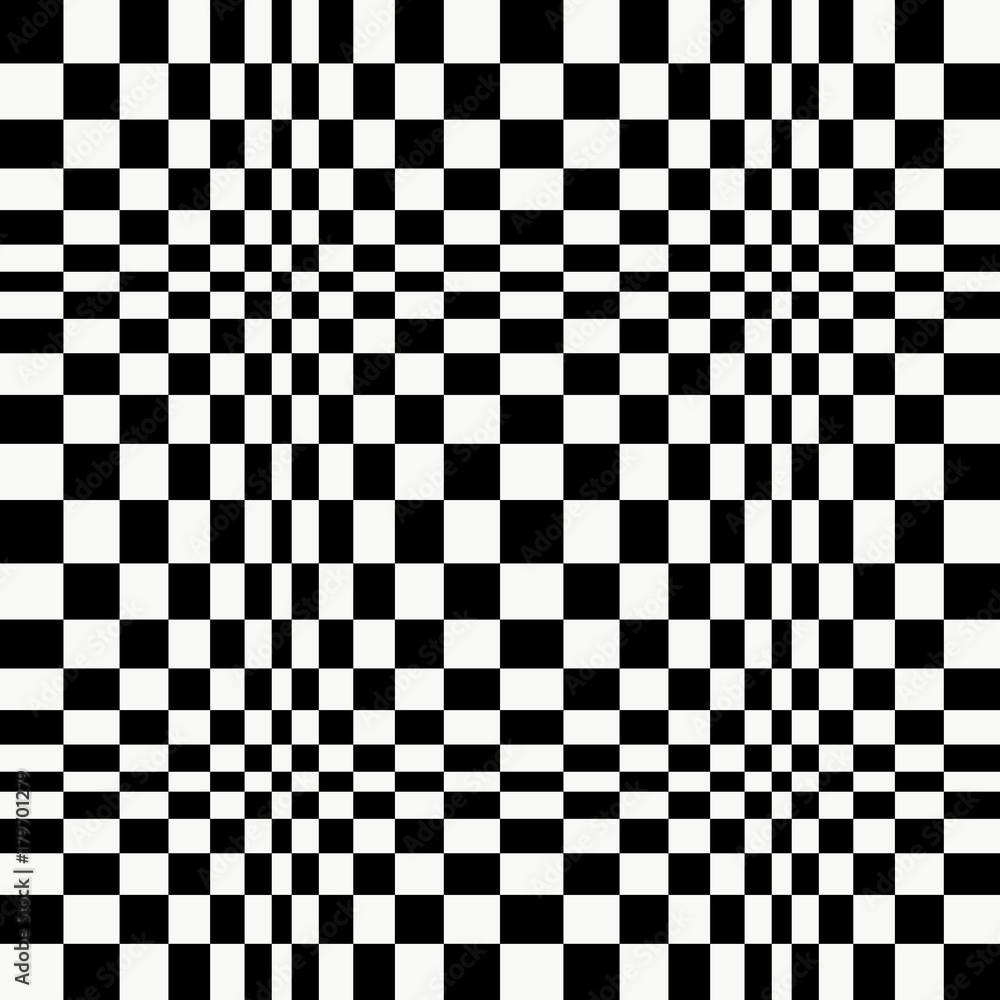 seamless checkered op-art vector background. Stock Vector | Adobe