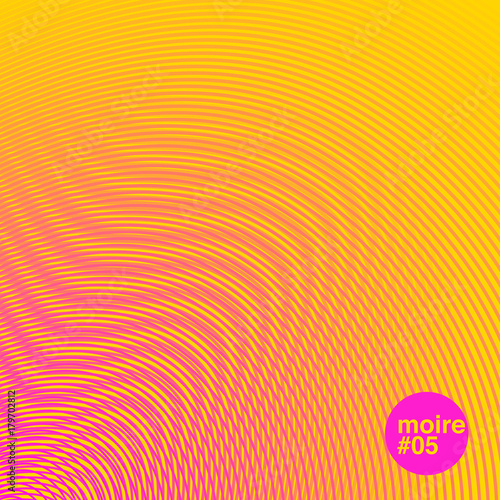 colourful moire wave pattern.