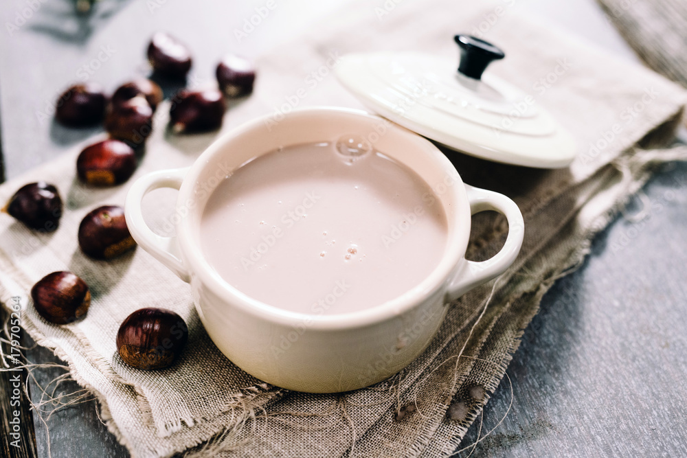 Autumn creamy chestnut soup Autumn creamy chestnut soup