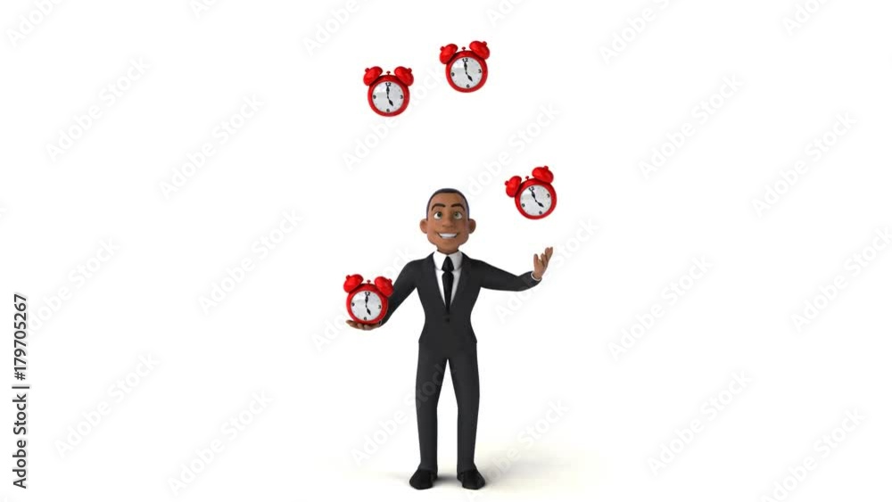 Fun businessman - 3D Animation Fun businessman - 3D Animation