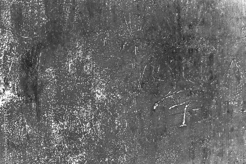 White metal wall texture background with scratches and cracks.