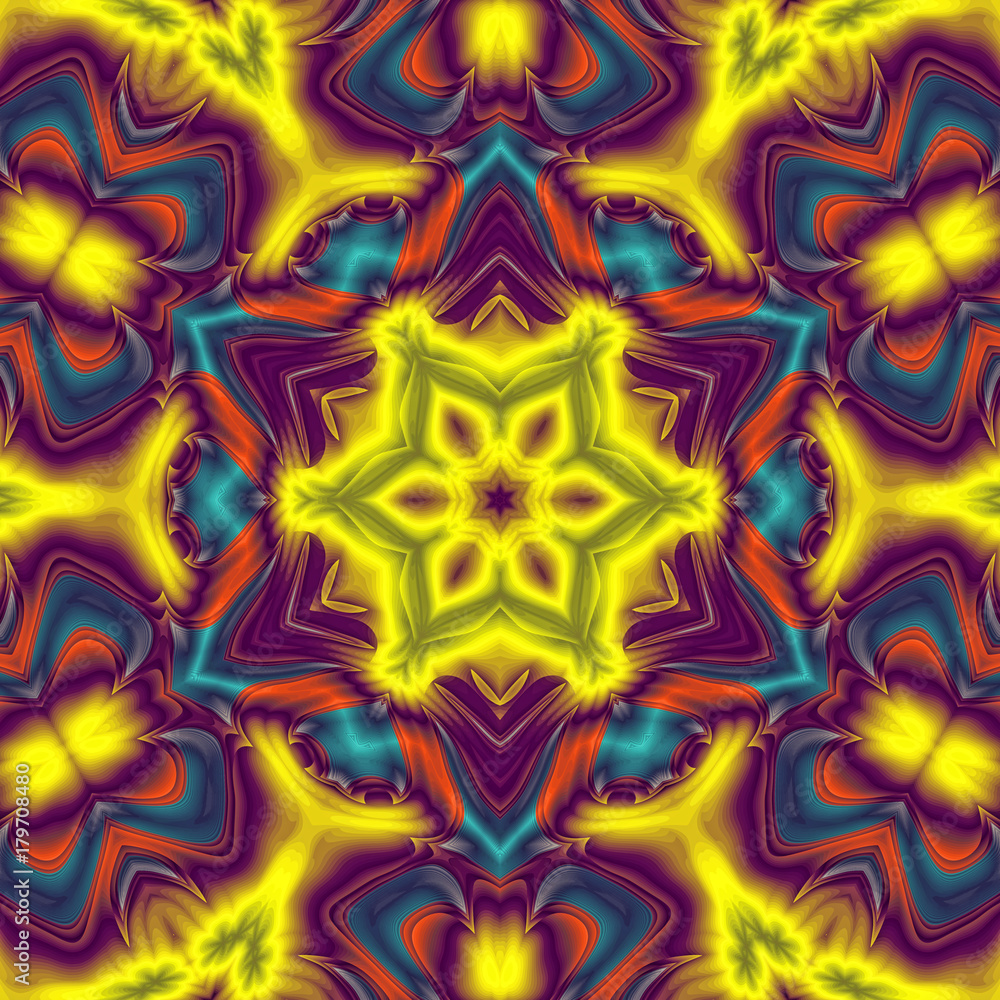 abstrakt fraktal hexagonal mandala illustration abstrakt fraktal hexagonal mandala illustration