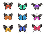 Icons of butterflies4