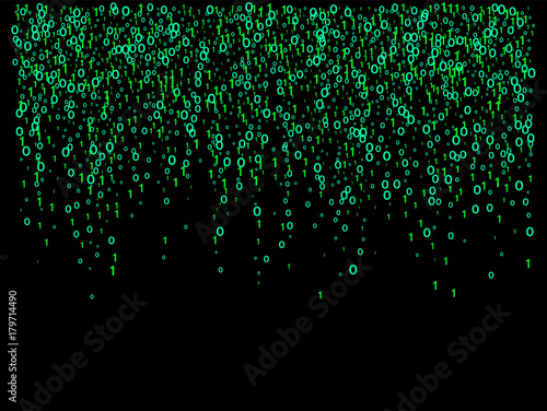 Cyber Monday Confetti. Computer Technology Futuristic Background. Falling Down binary circuit. Futurist Programmers Cyber Monday Confetti. Virtual Reality, Digital Database, Big Data Global Network