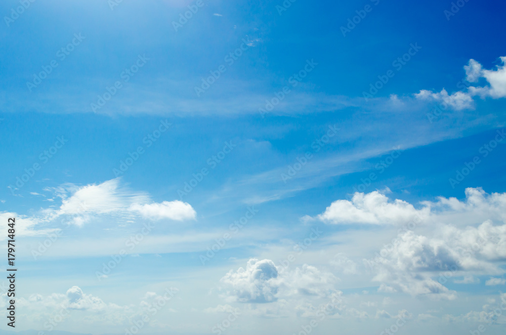 Beautiful Blue Sky Background and white cloud in Abstract Natural. Beautiful Blue Sky Background and white cloud in Abstract Natural.