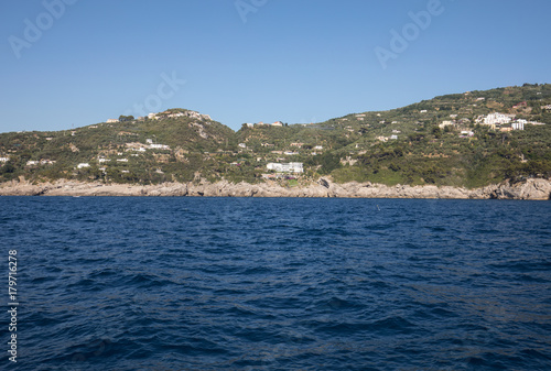 A view of the Amalfi Coast between Sorrento and Positano. Campania. Italy © wjarek