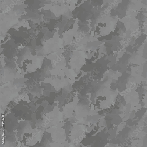 Cement gray seamless pattern vector texture. Concrete grungy tile background.