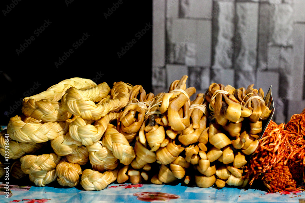 smoked cheese, cheese in the form of braids, a lot of cheese smoked cheese, cheese in the form of braids, a lot of cheese