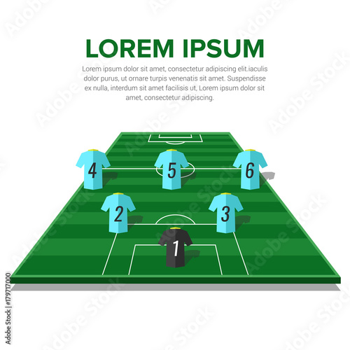 A vector grass textured American football field