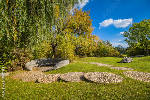 Herbst in Kurpark Oberlaa in Wien photo