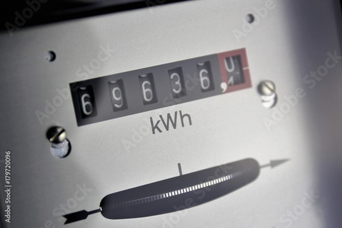 An Image of a electricty Counter - meter photo