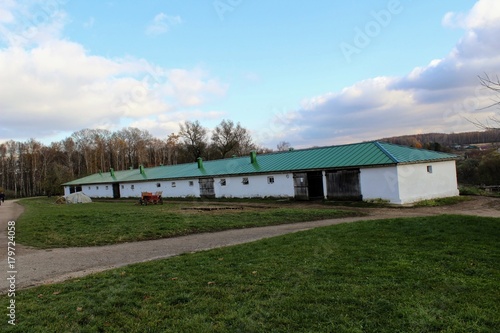 Stable in the estate of Count Leo Tolstoy in Yasnaya Polyana  in October 2017.