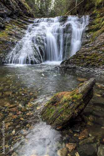 Clear water at Sweetcreek Falls.