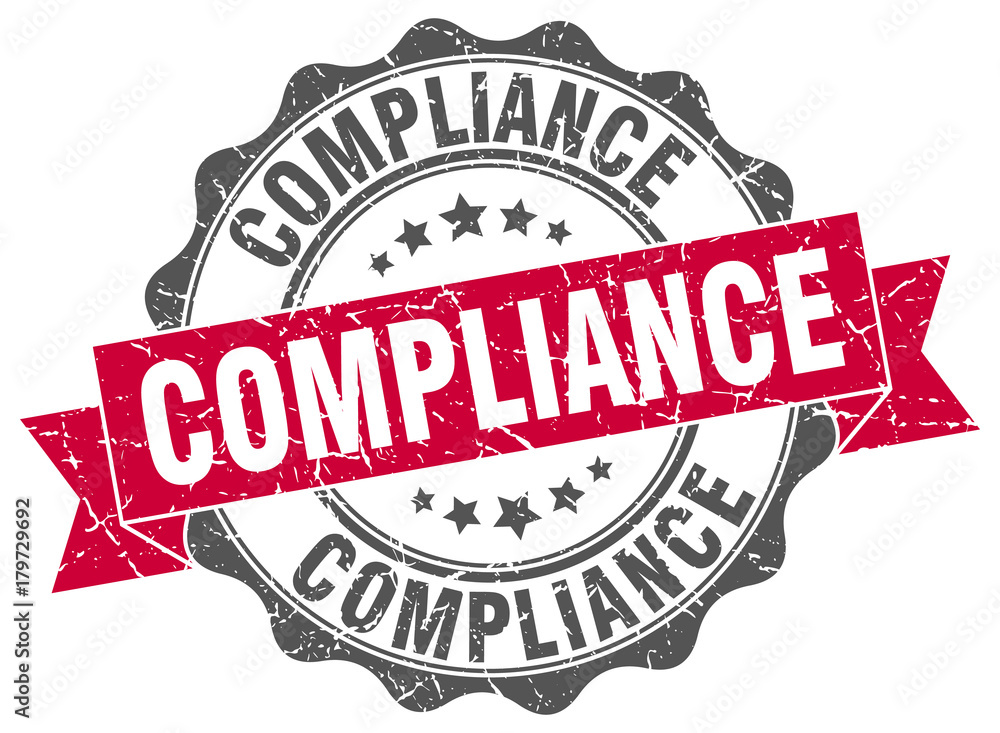 Obraz premium compliance stamp. sign. seal
