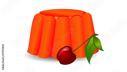 cherry jelly with cherry