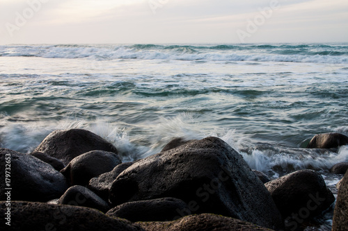 The Rocks of a Hawaiian Beach