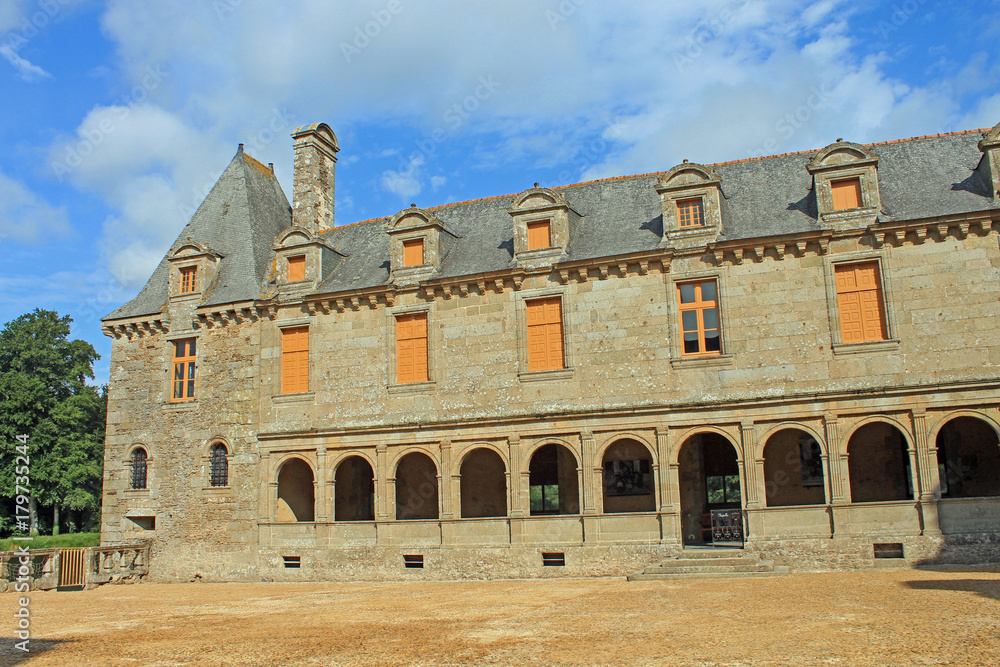 Bretagne, Château Le Rocher Portail	