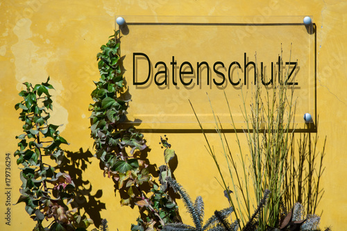 Schild 233 - Datenschutz