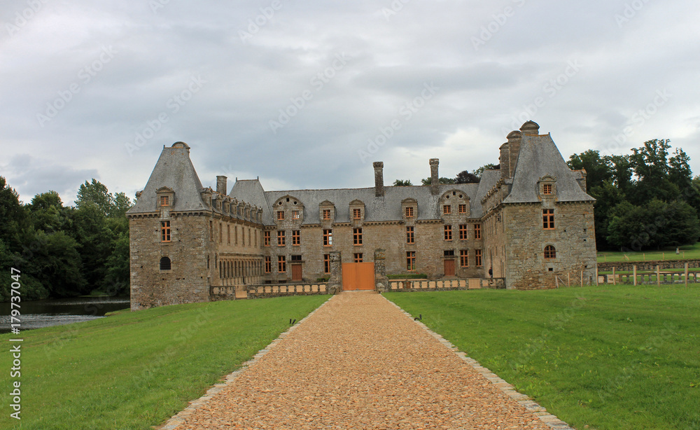 Bretagne, Château Le Rocher Portail