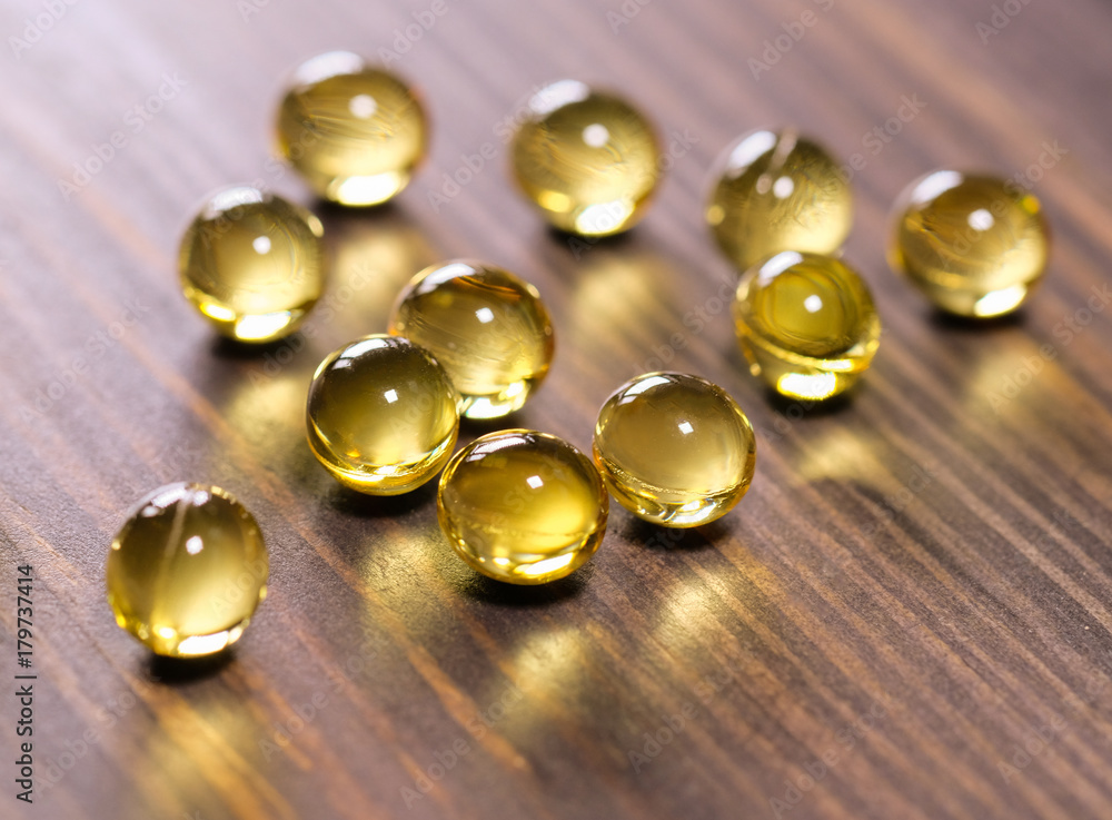 Capsules with vitamin