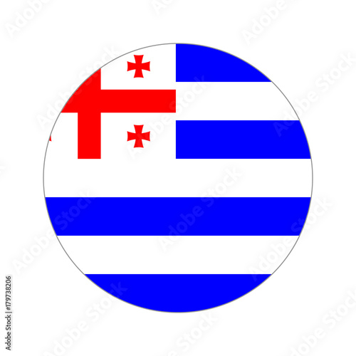 Circular world Flag adjara