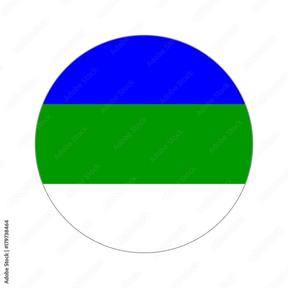Circular world Flag Circular world Flag