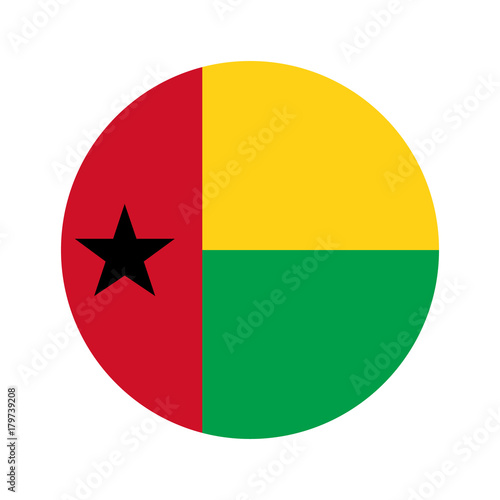 Free Download Circular world Flag guinea bissau - GFXLoad