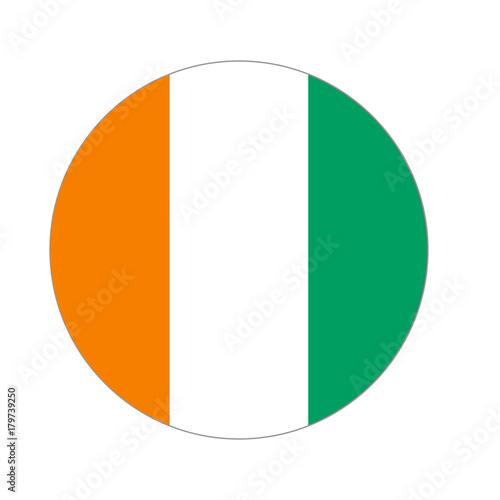 Circular world Flag cote divoire Free Download Circular world Flag cote divoire - GFXLoad