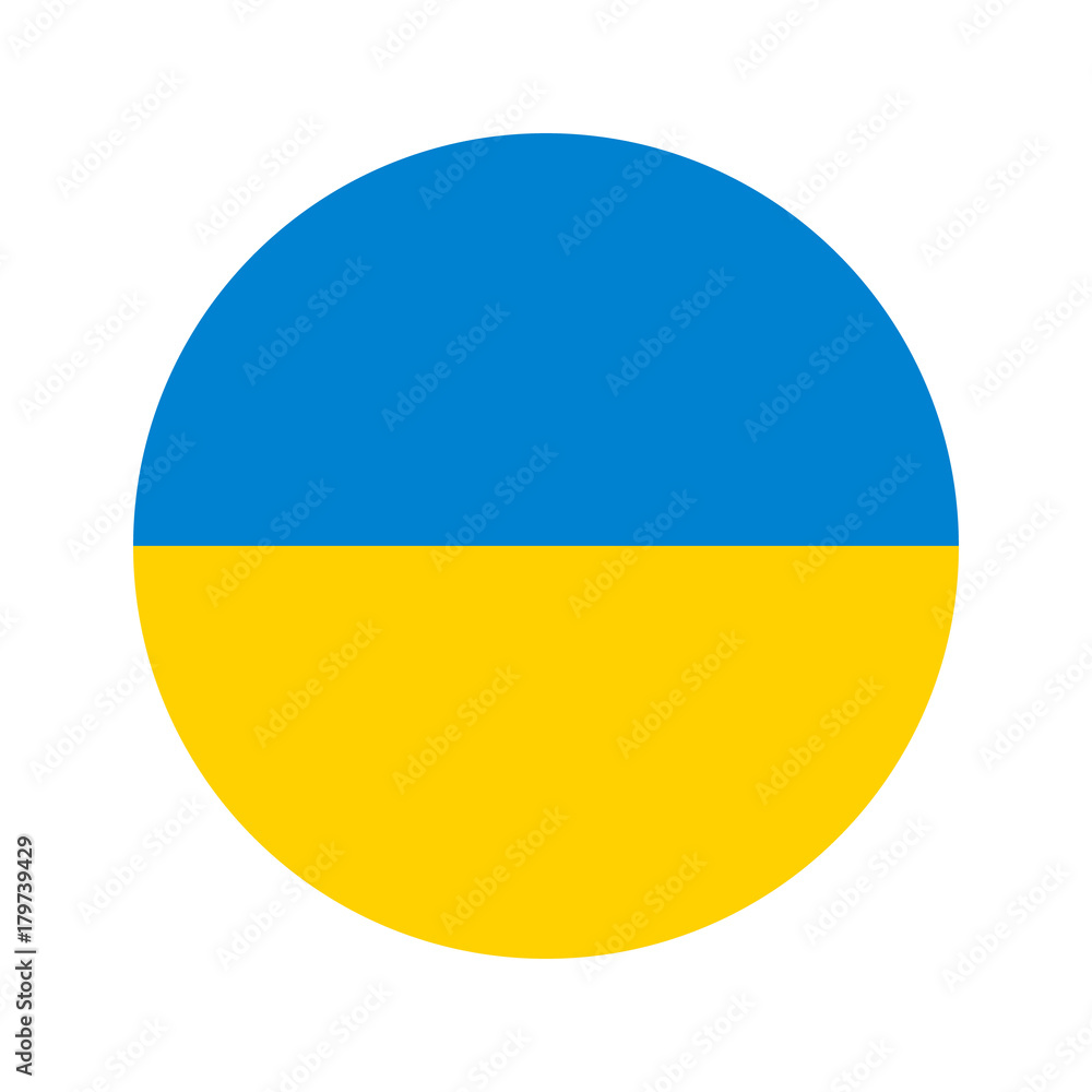 Circular world Flag