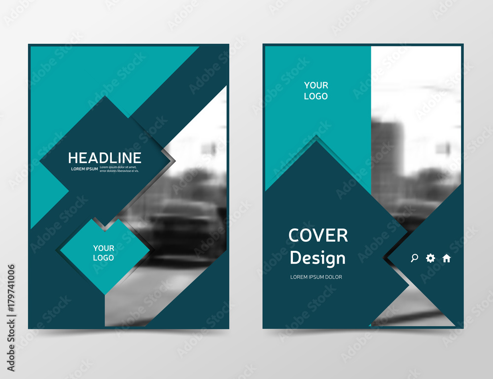 blank magazine cover design