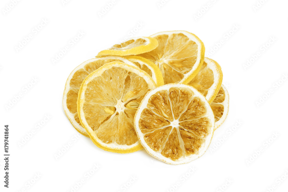 dried citrus fruit isolated on white dried citrus fruit isolated on white