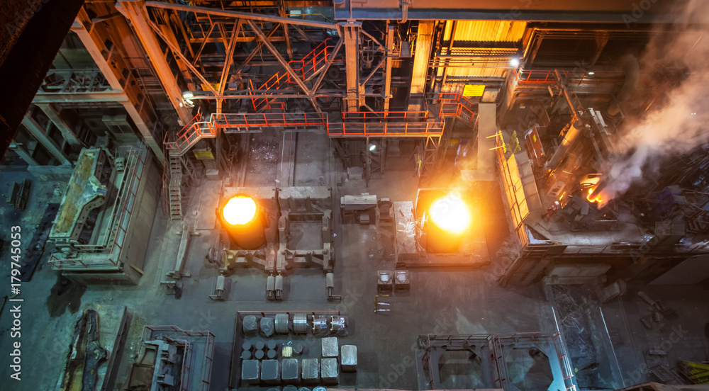 Steel is increasingly being produced in integrated steelworks
