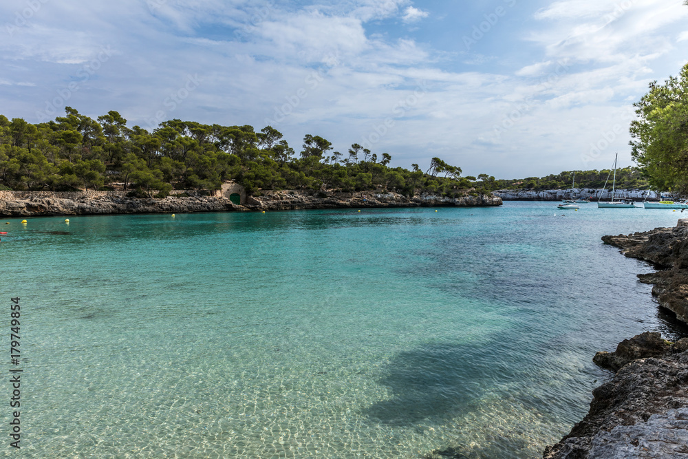 Obraz premium Cala Mondrago à Santanyi sur l'île de Majorque (Îles Baléares, Espagne)