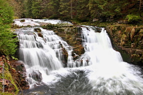 Mountain waterfall