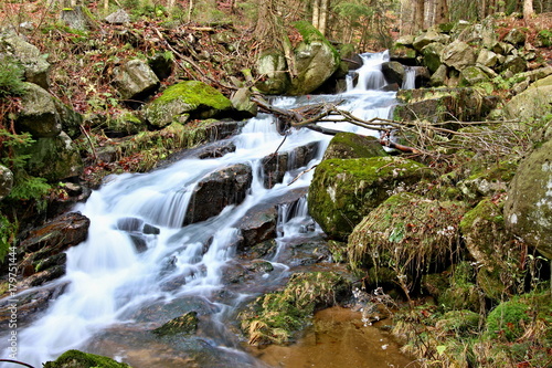 Mountain waterfall