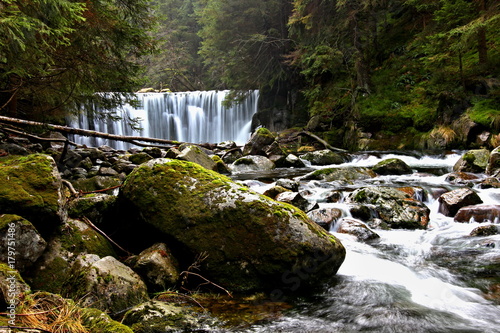 Mountain waterfall