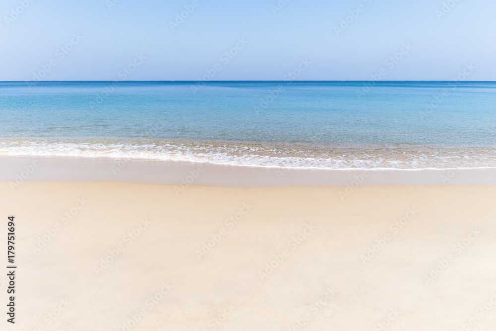 Tropical beach and wave on the sea. Tropical beach and wave on the sea.
