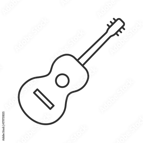 Guitar linear icon