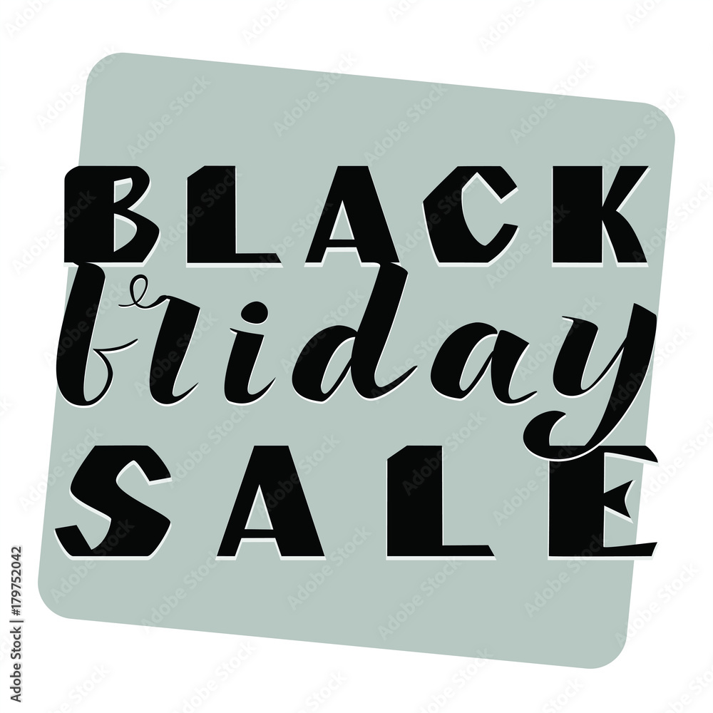 Fototapeta premium Black friday sale banner