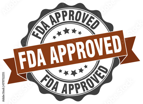 fda approved stamp. sign. seal