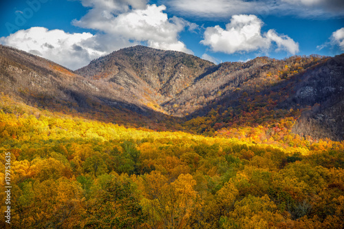 Smokey Mountains in fall