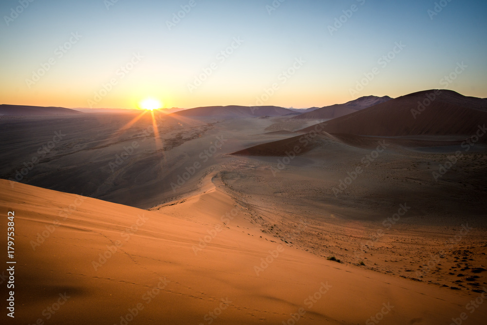 Sunrise on the dunes