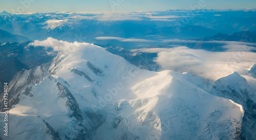 Mont Blanc et mer de Glace