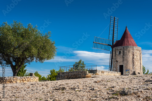 Old windmill of Daudet in Provence photo