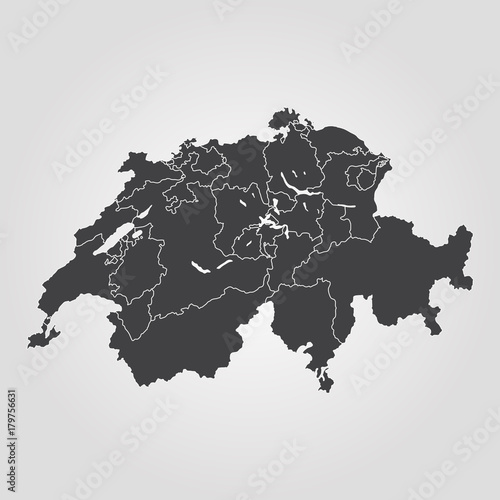 Map of Switzerland