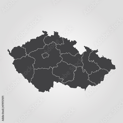 Map of Czech Republic